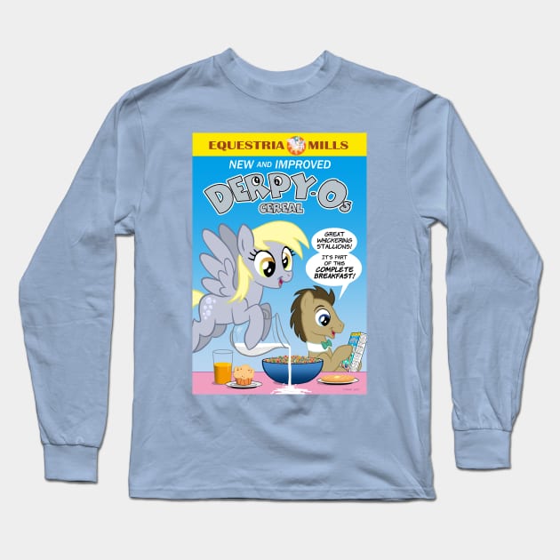 DERPY-O's CEREAL Long Sleeve T-Shirt by Tim_Kangaroo